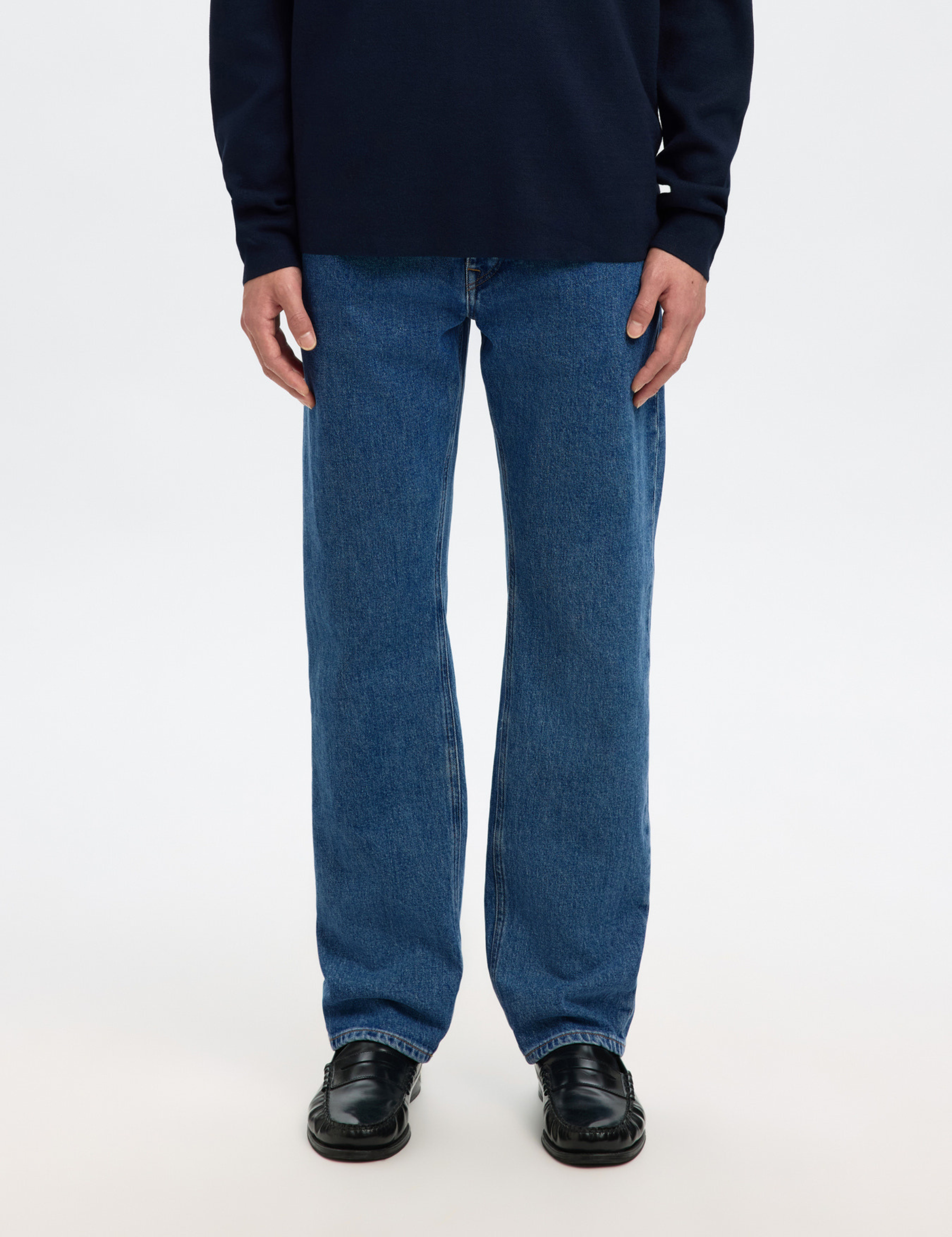 196 Straight Ben Kori Jeans - Medium Blue