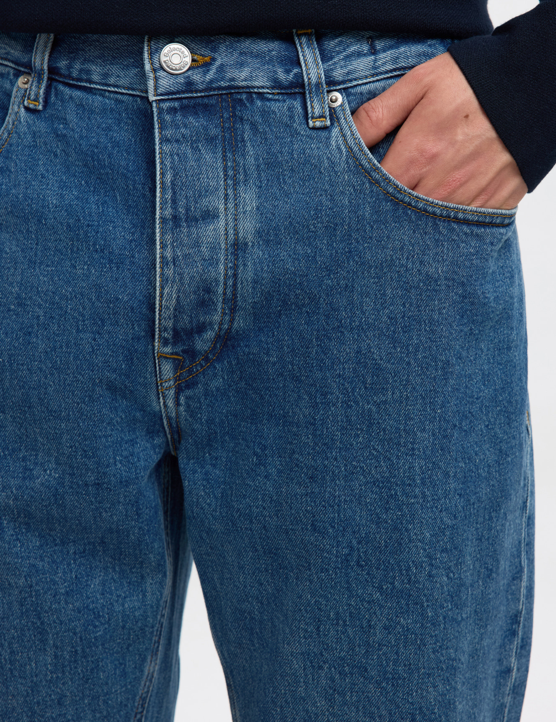 196 Straight Ben Kori Jeans - Medium Blue