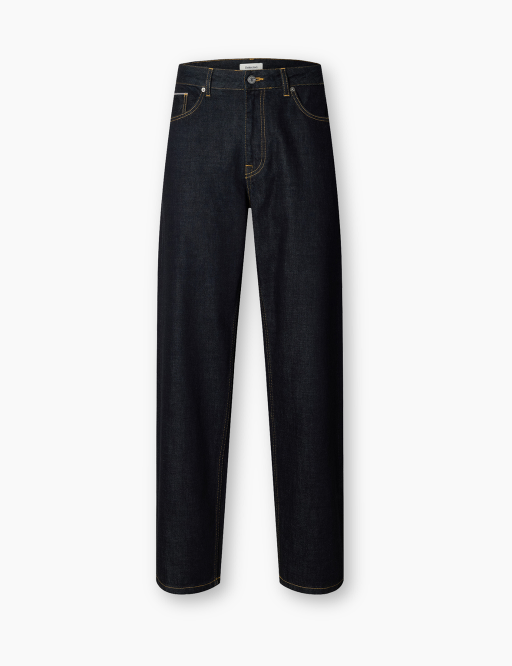 220 Loose Ben Selvedge Jeans - Dark Blue Denim