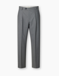 Norr 263 Wool Blend Trousers - Light Grey Melange