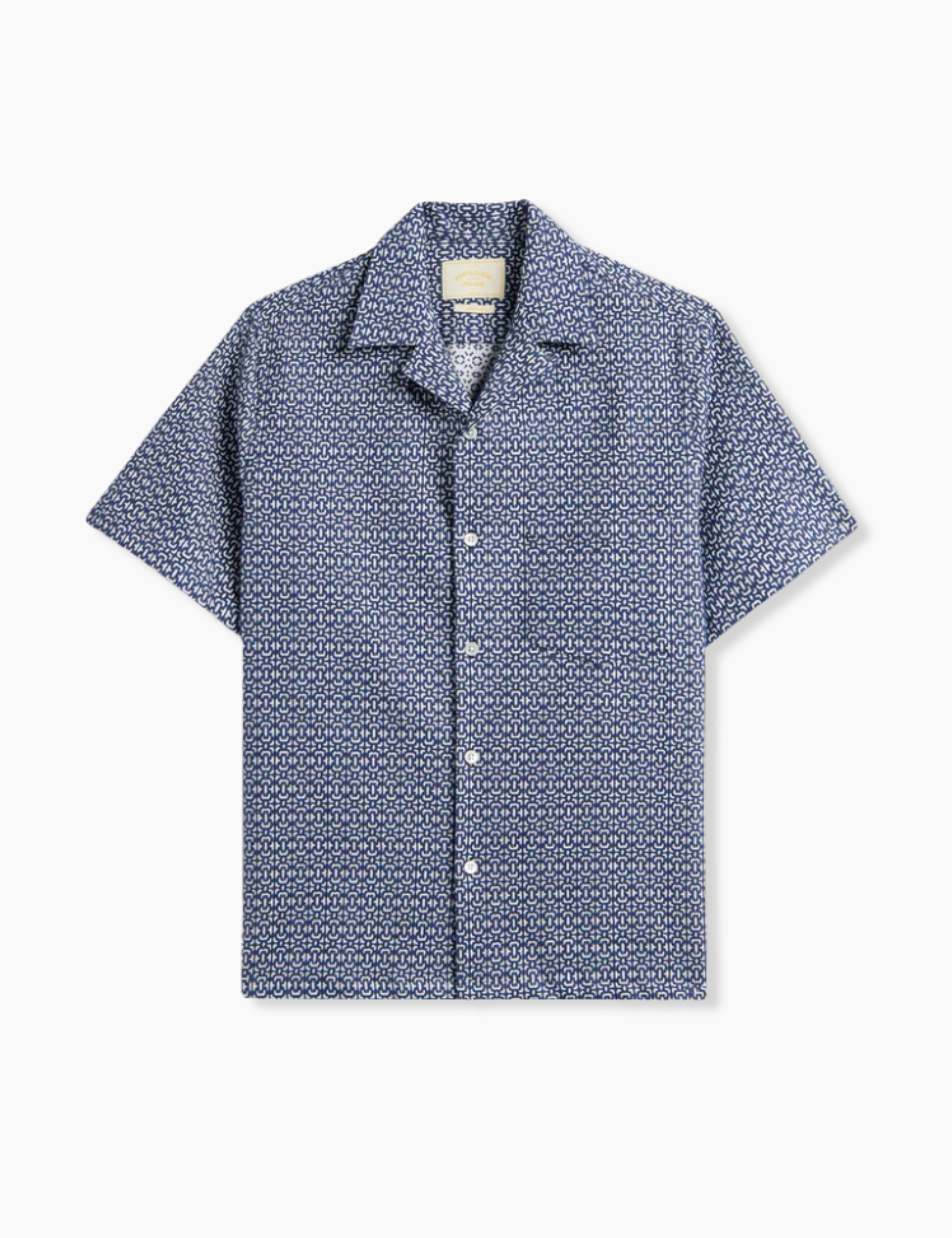 Abstract Tile Shirt - Blue
