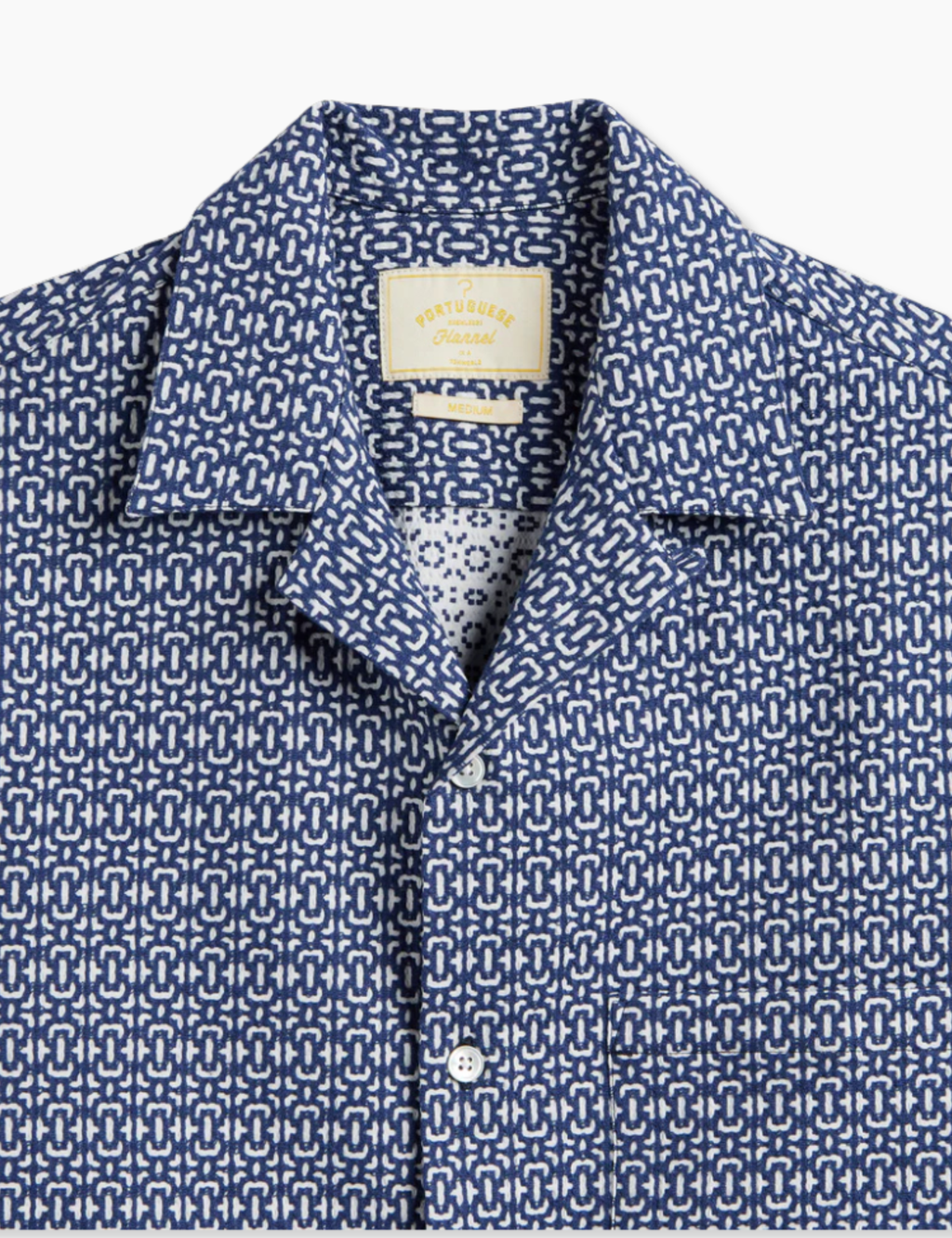 Abstract Tile Shirt - Blue