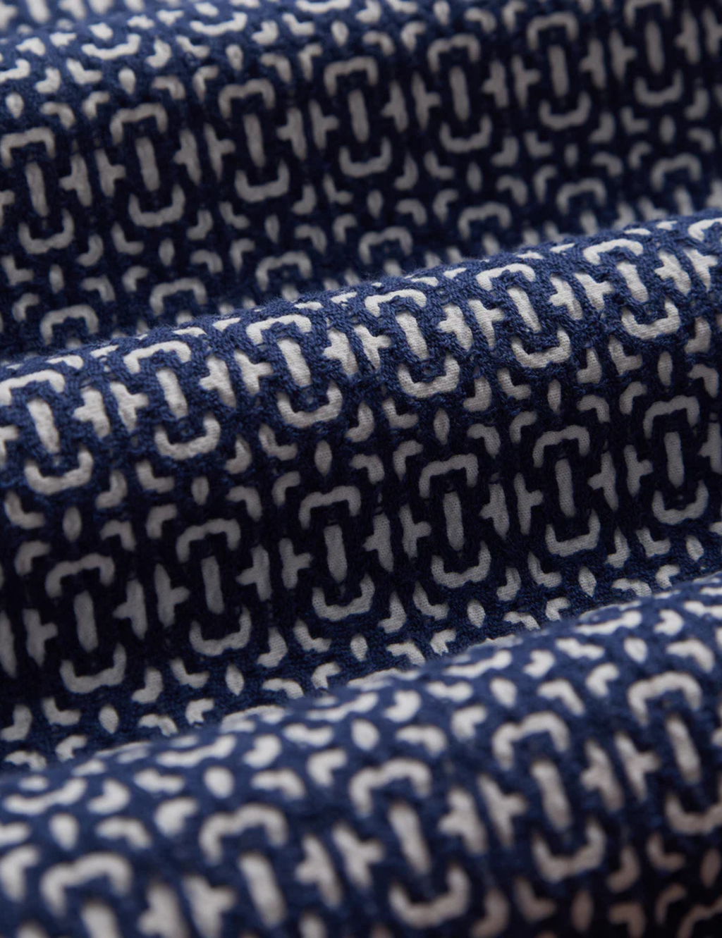 Abstract Tile Shirt - Blue