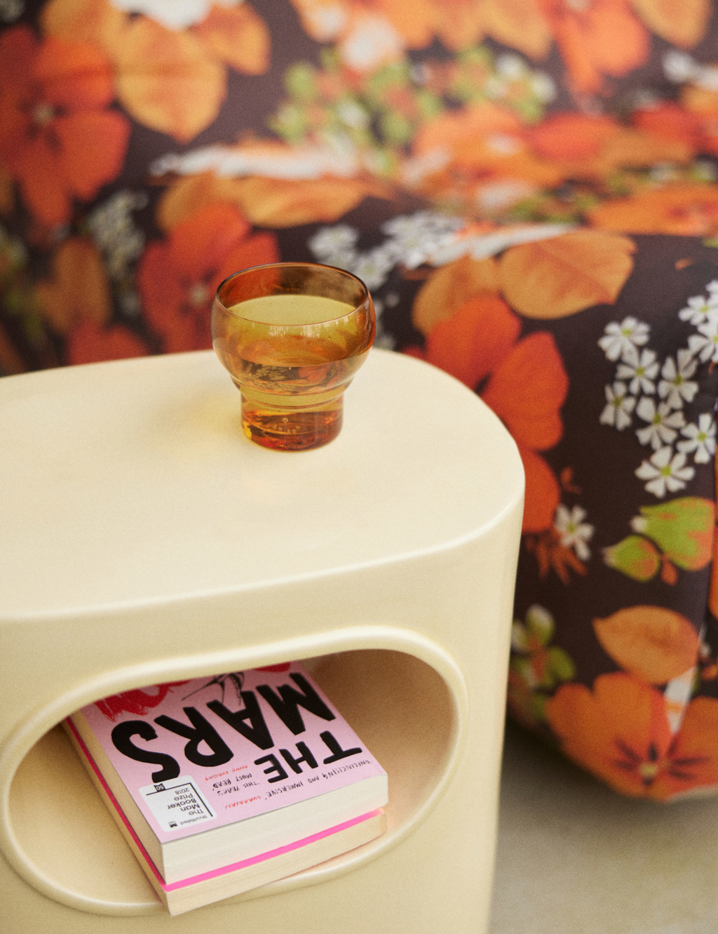 70s Glassware: Bulb Glass - Amber