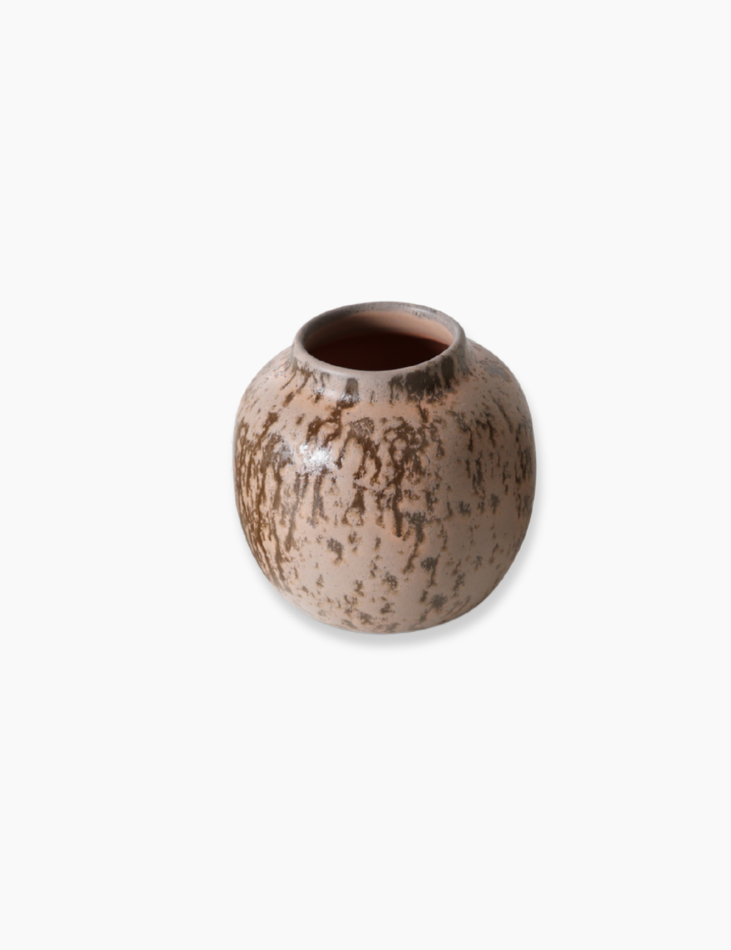 70s Ceramics: Small Vase - Mauve