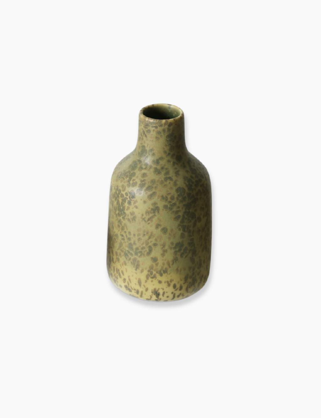 70s Ceramics: Small Vase - Green