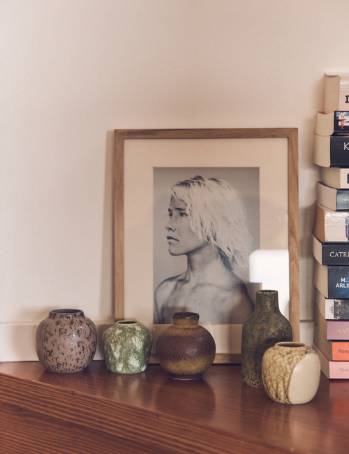 70s Ceramics: Small Vase - Mauve