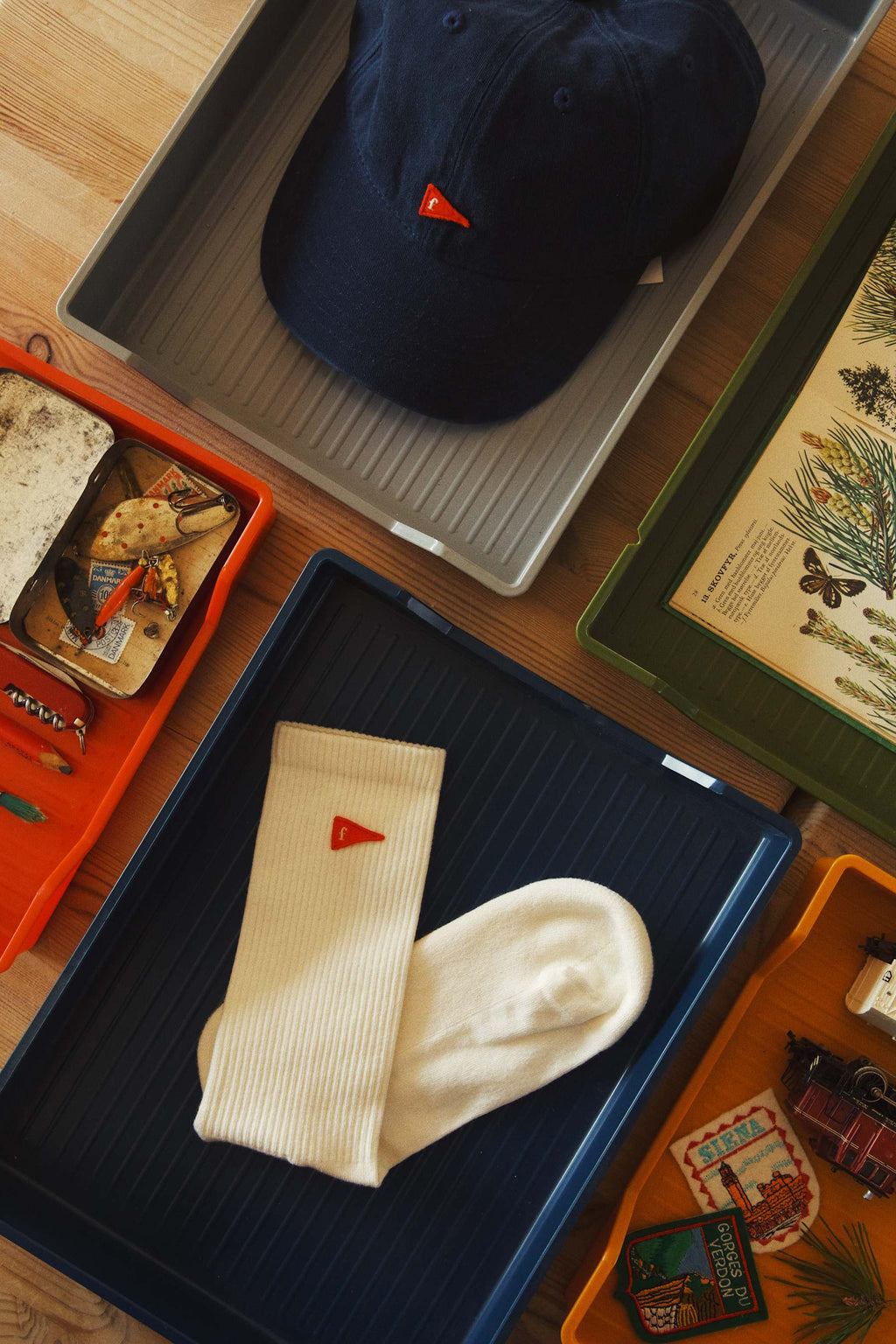 Flag Socks - 2-Pack - Cloud