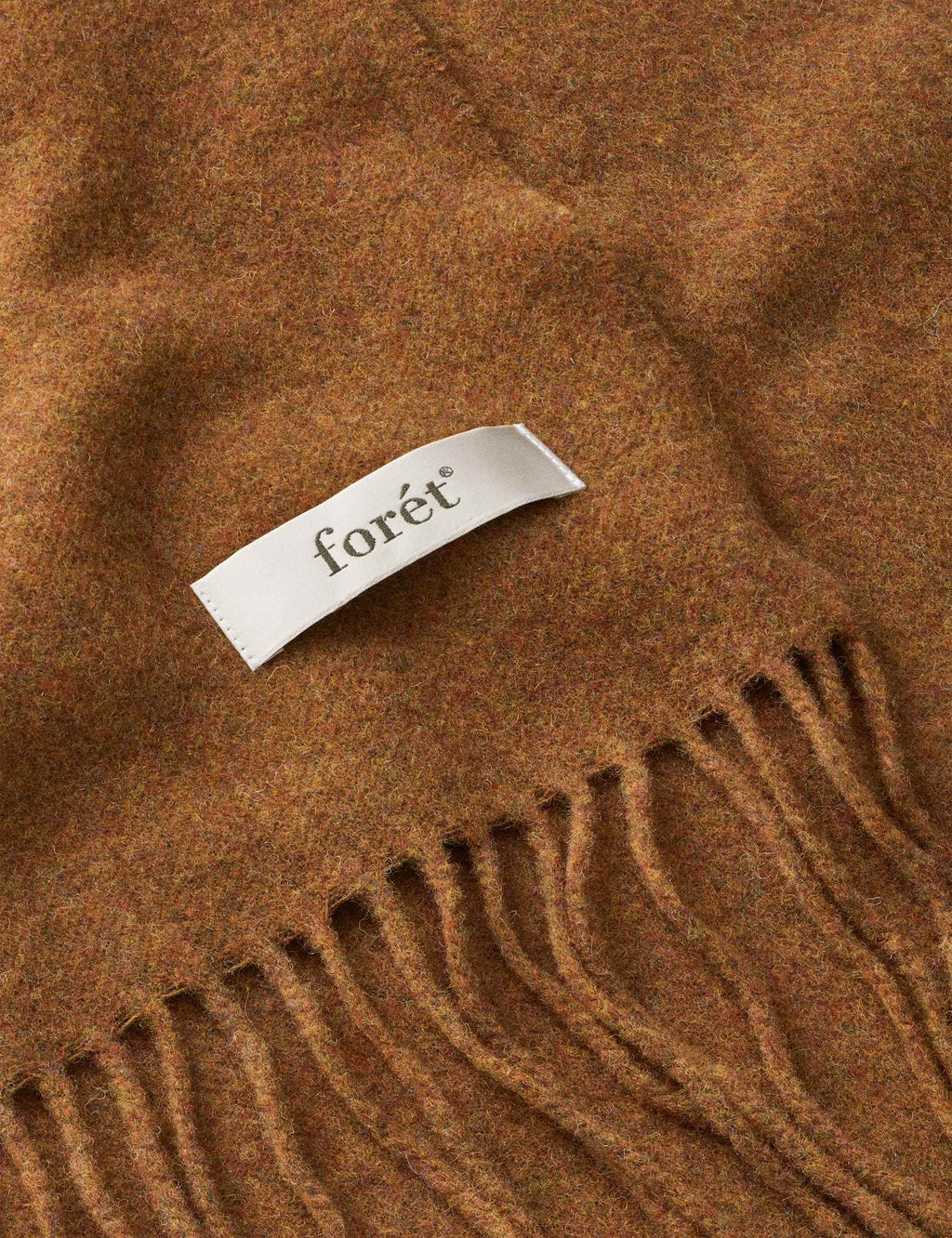 Wool Scarf - Burnt Khaki