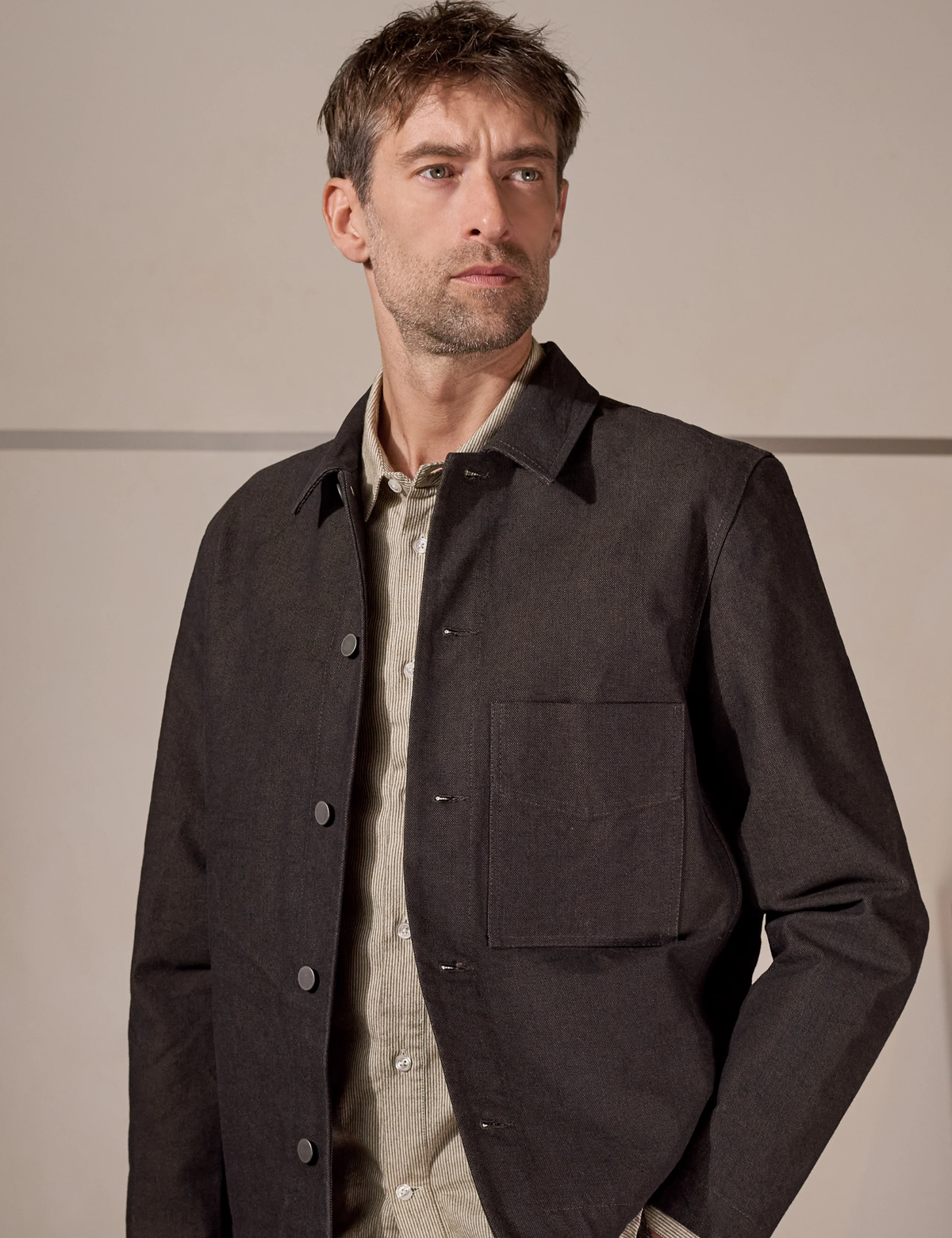 Asir Eco Canvas 420g Jacket - Coffee