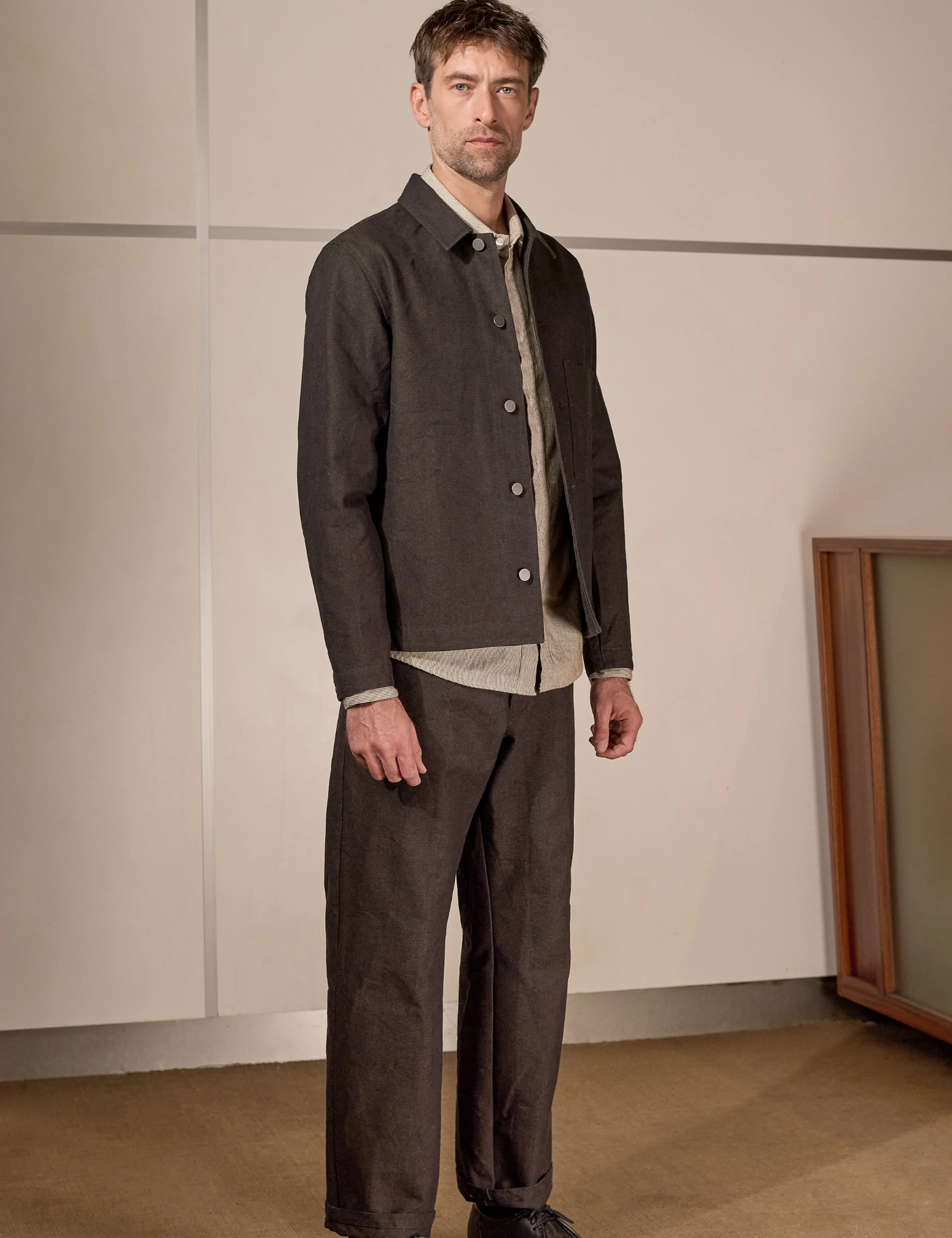 Asir Eco Canvas 420g Jacket - Coffee