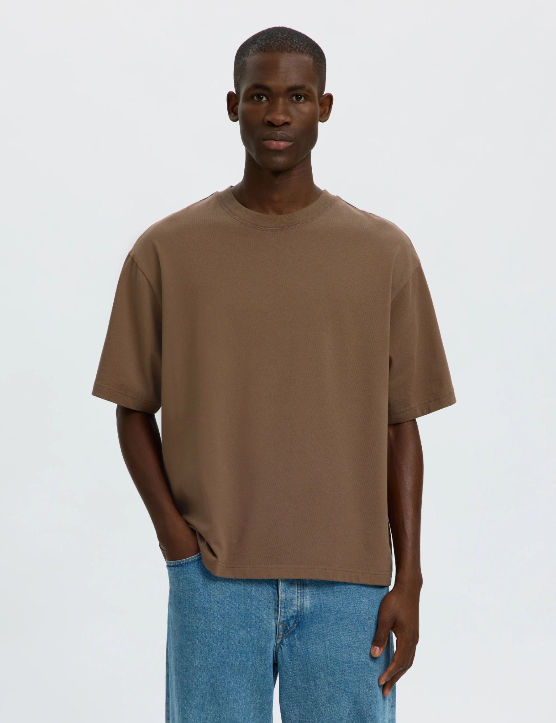 Relaxed Aspen 2-Ply T-Shirt - Chocolate Chip