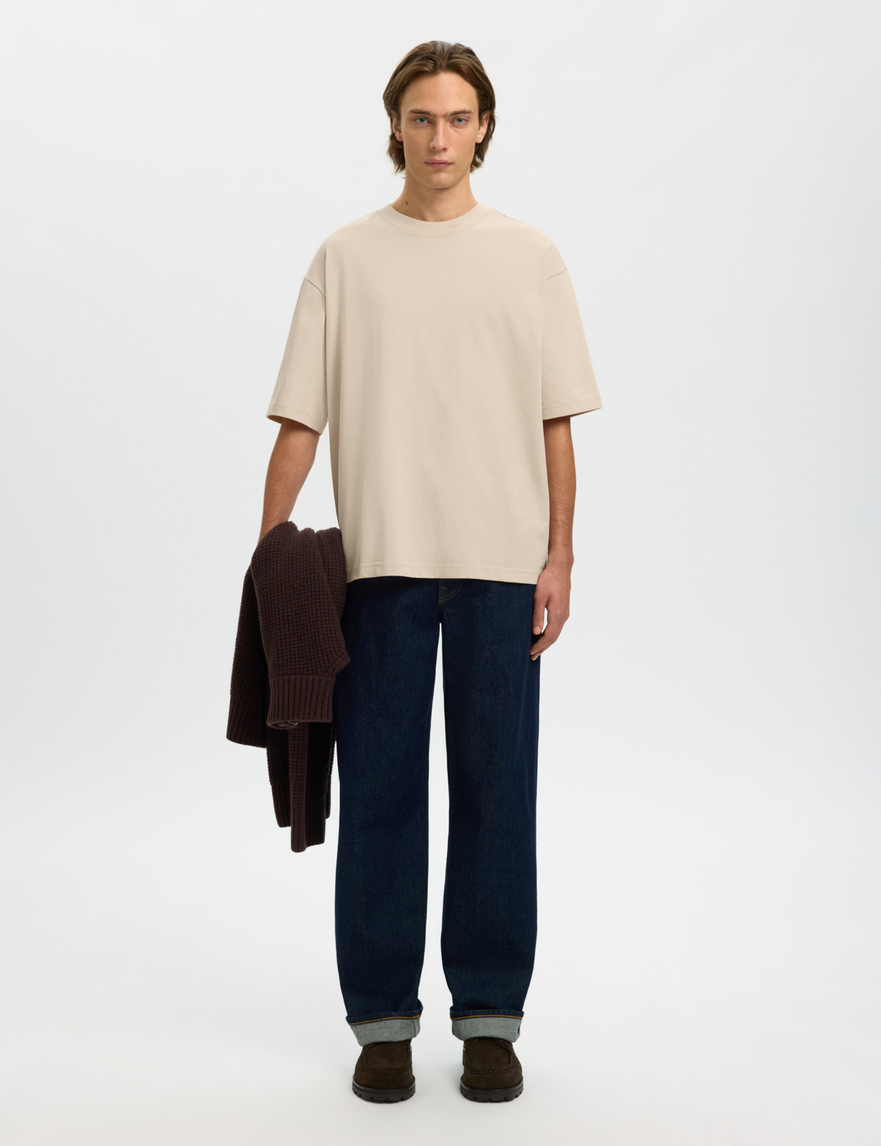 Relaxed Aspen 2-Ply T-Shirt - Oatmeal