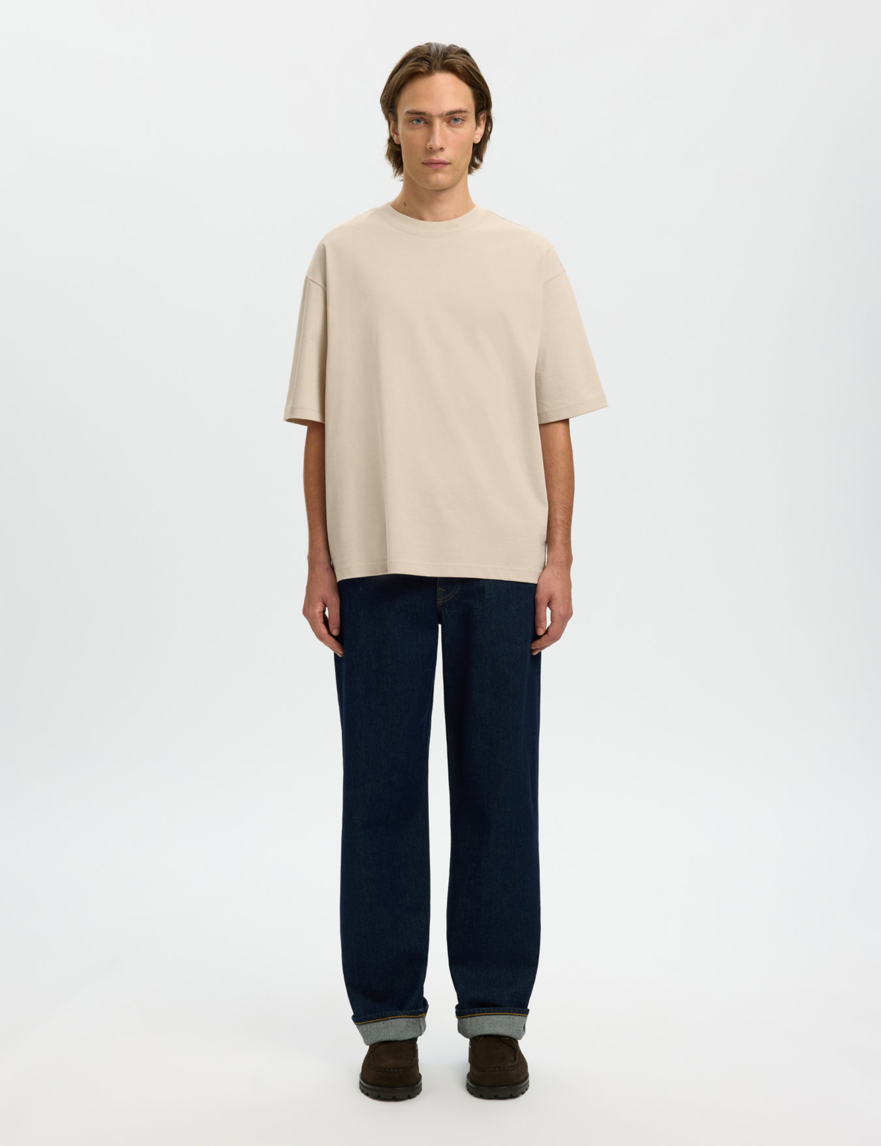 Relaxed Aspen 2-Ply T-Shirt - Oatmeal