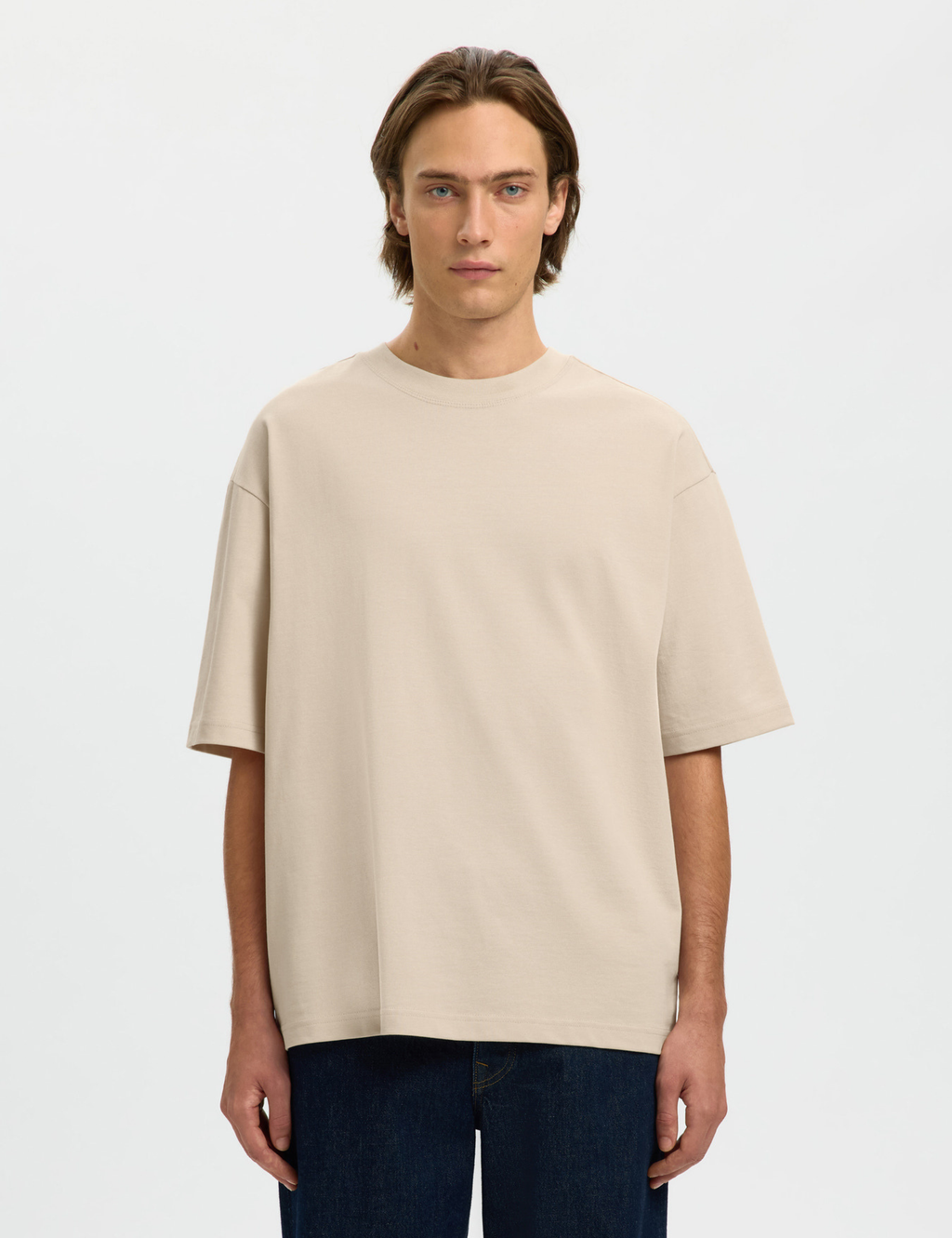 Relaxed Aspen 2-Ply T-Shirt - Oatmeal