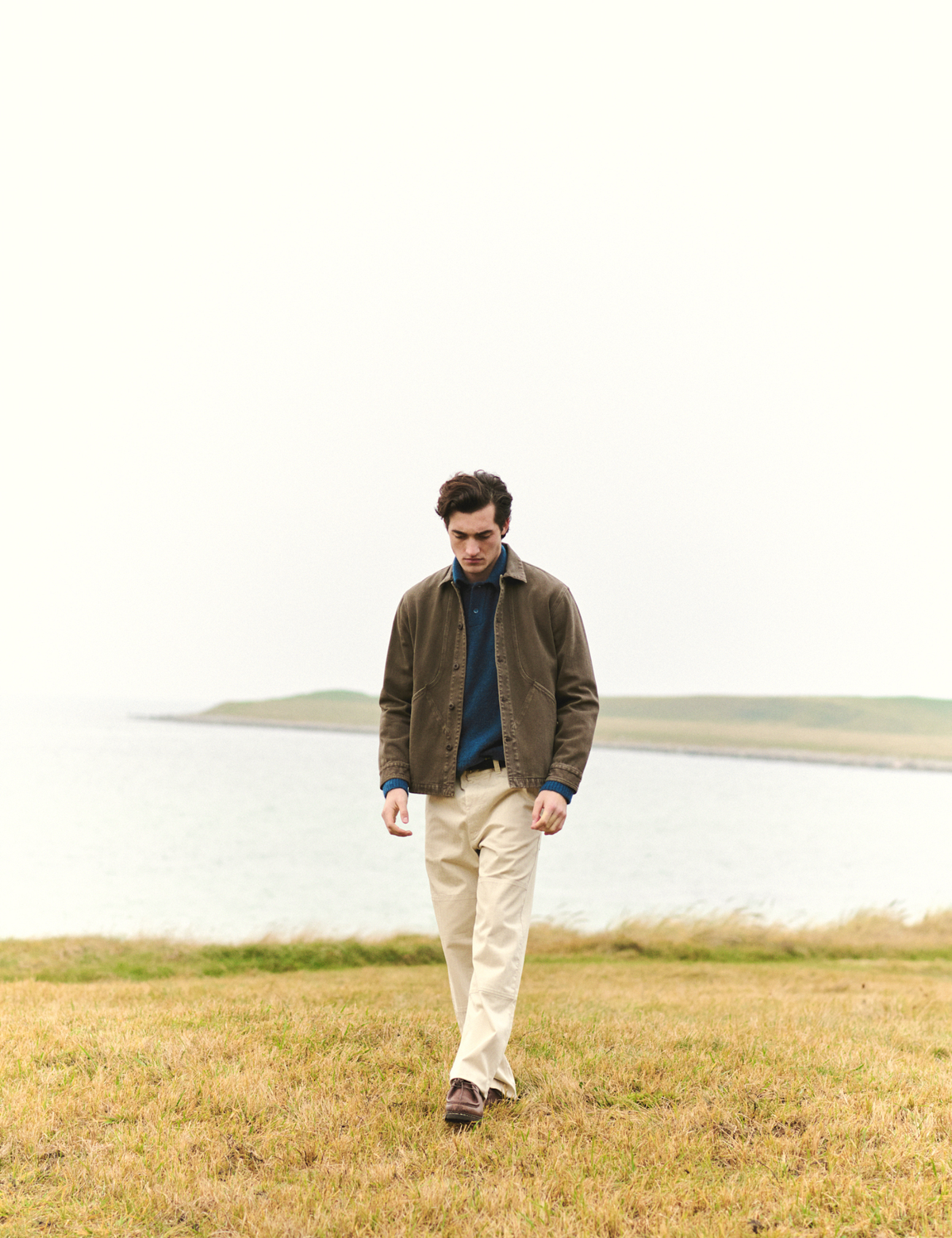 Berry Denim Overshirt - Brown