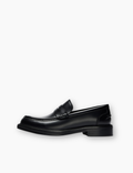 Bobby Leather Penny Loafer - Black