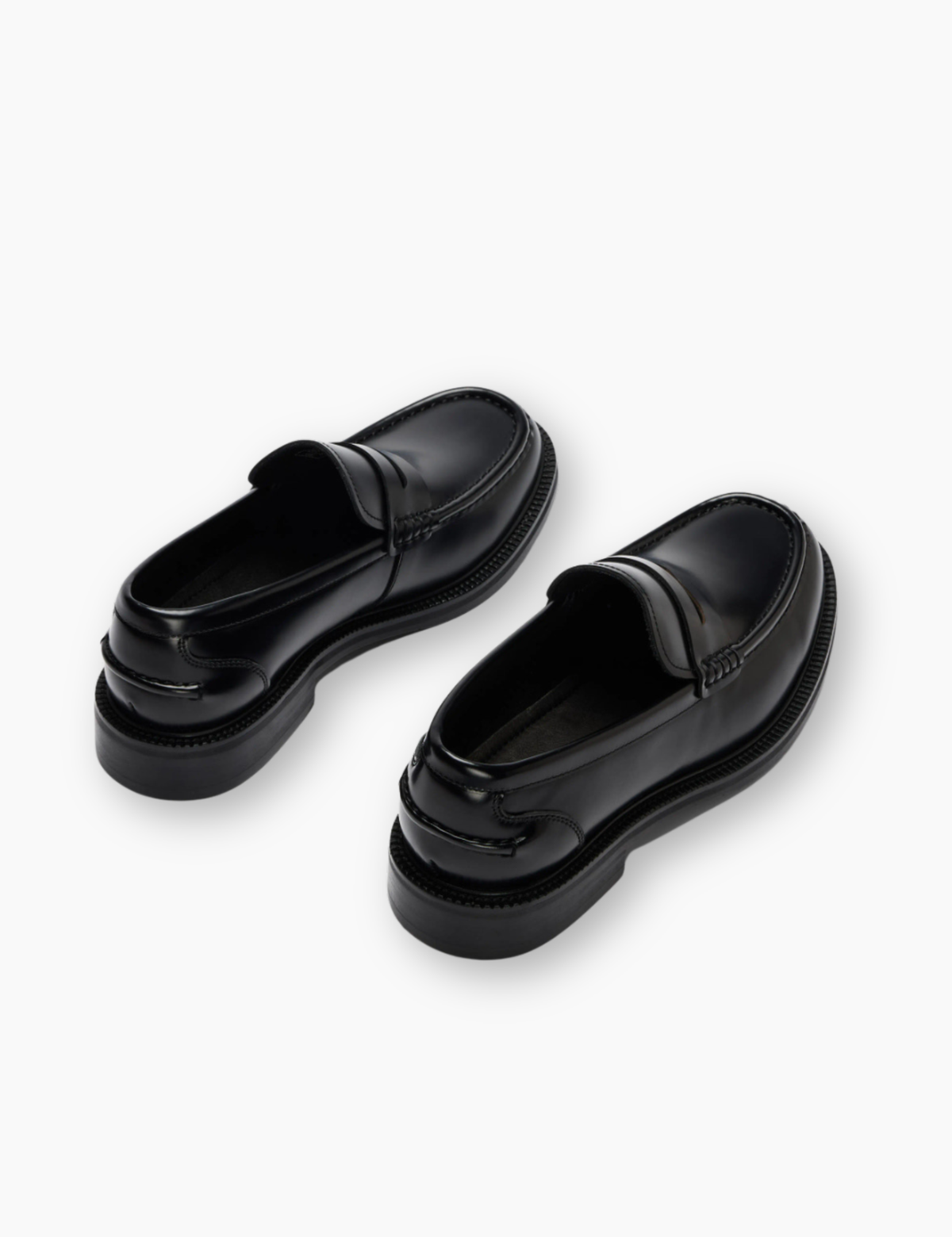 Bobby Leather Penny Loafer - Black