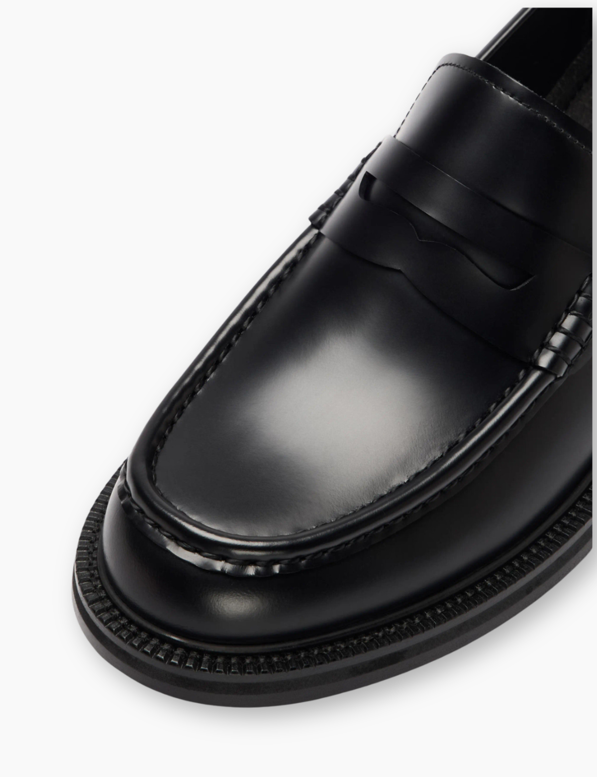 Bobby Leather Penny Loafer - Black