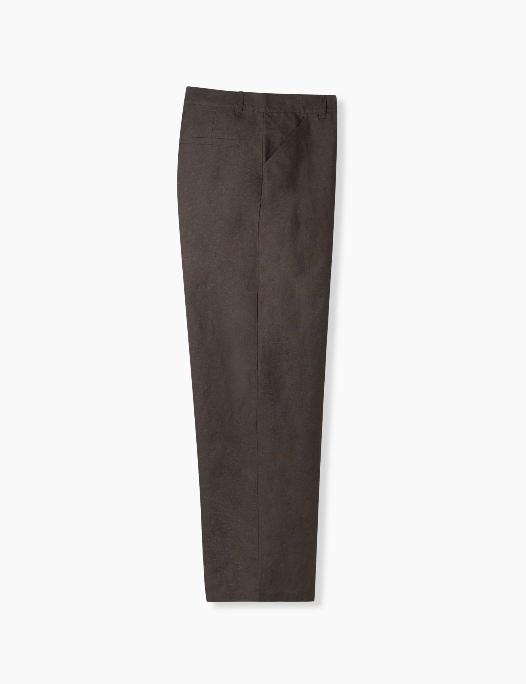 Carlo Linen Trousers - Coffee