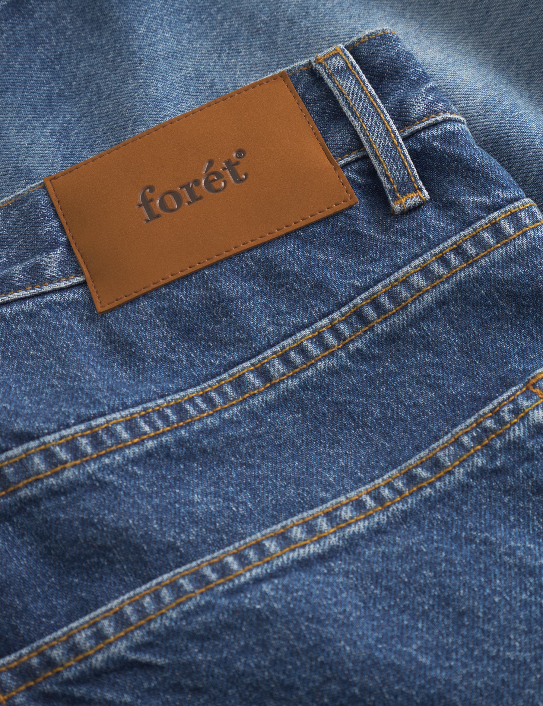Heath Regular Fit Jeans - Washed Mid Blue