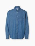 Claus-Carlo Regular Denim Shirt - Medium Blue