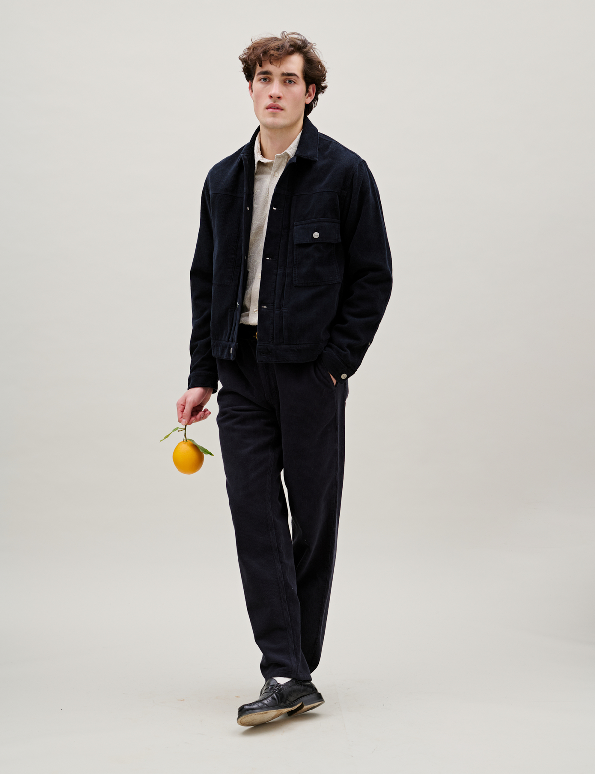 Clay Corduroy Pants - Navy