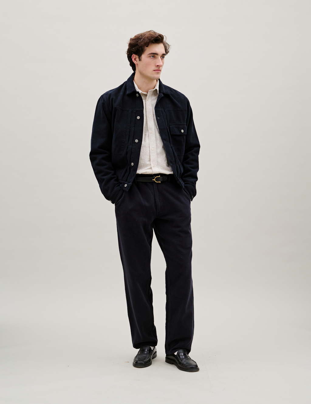 Clay Corduroy Pants - Navy