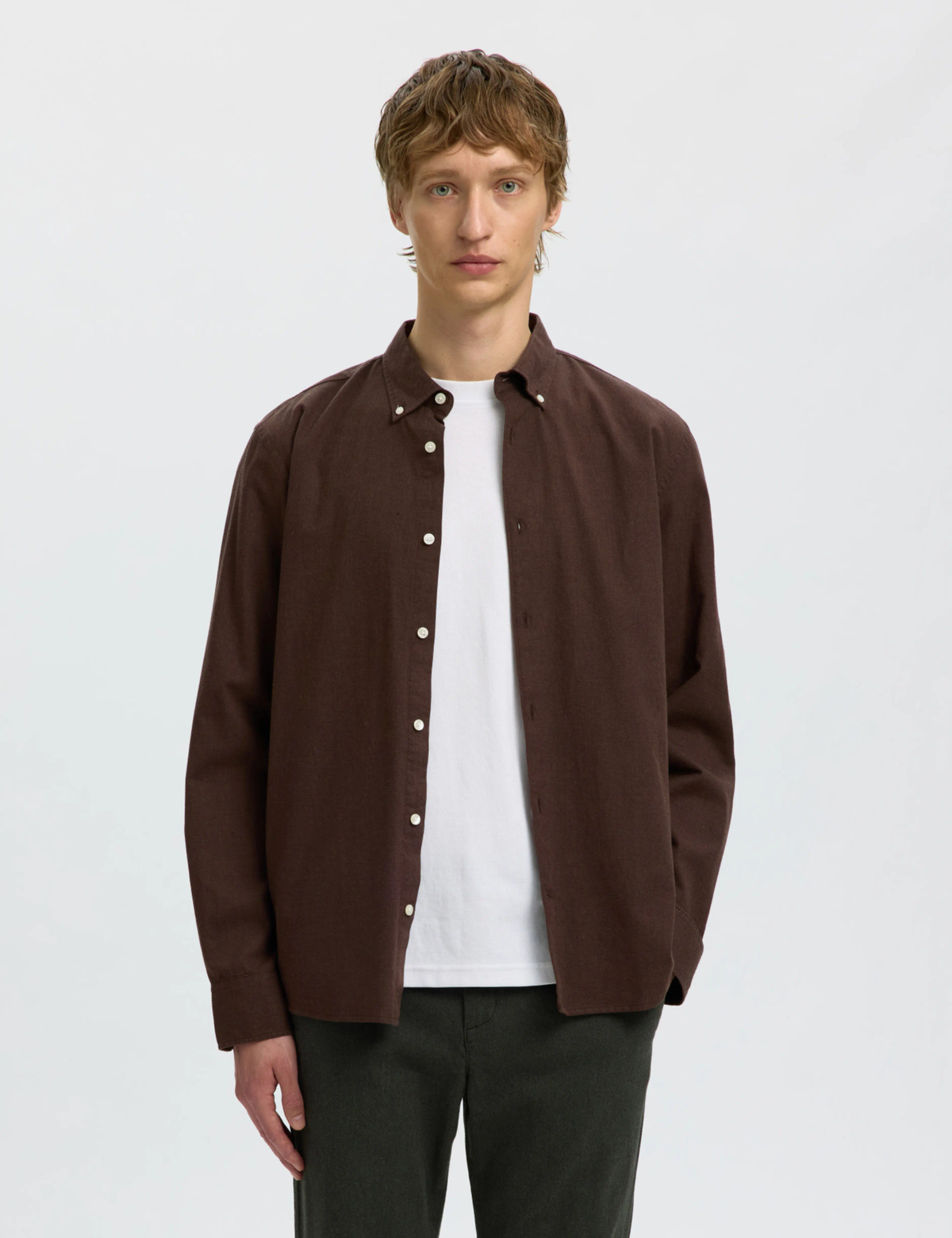 Cole Jay Regular Melange Shirt - Delicioso