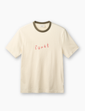 Crest T-Shirt - Cloud/Red/Wood