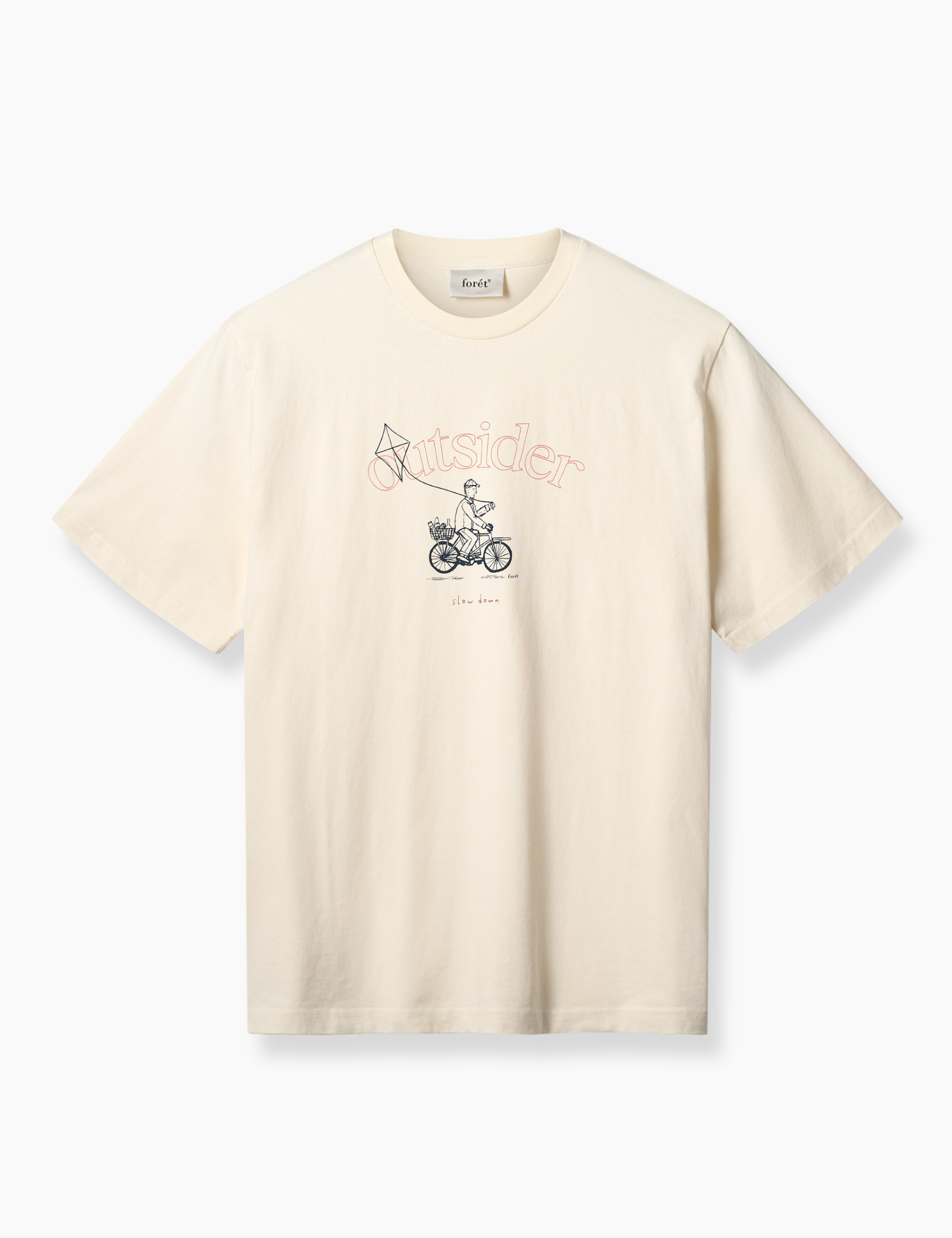 Cyclist T-Shirt - Cloud