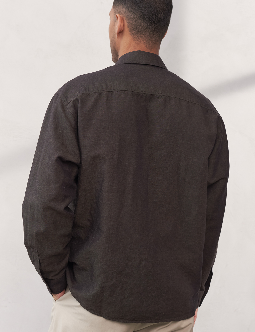 Dario Linen Shirt - Coffee