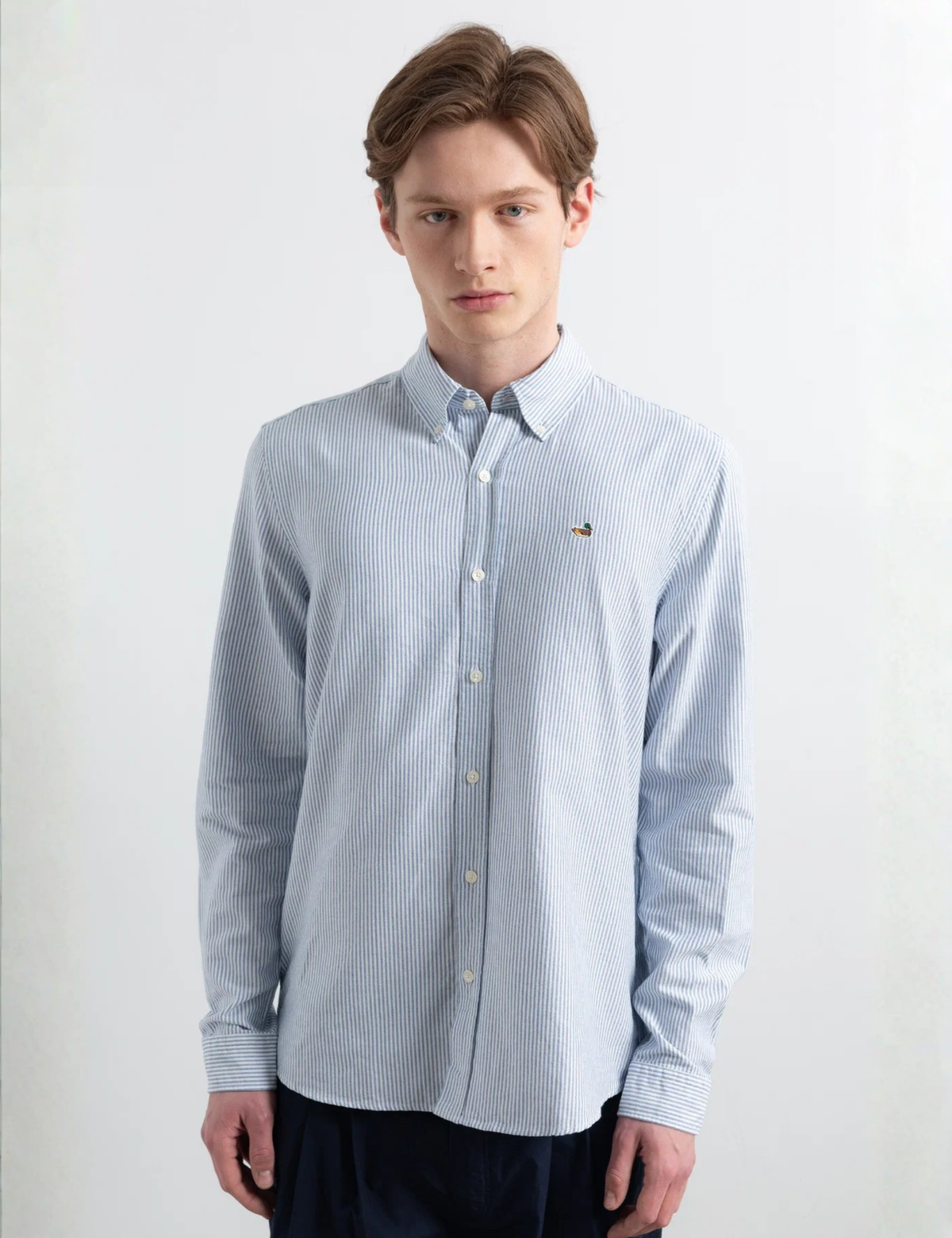 Duck Stripe Shirt - Light Blue