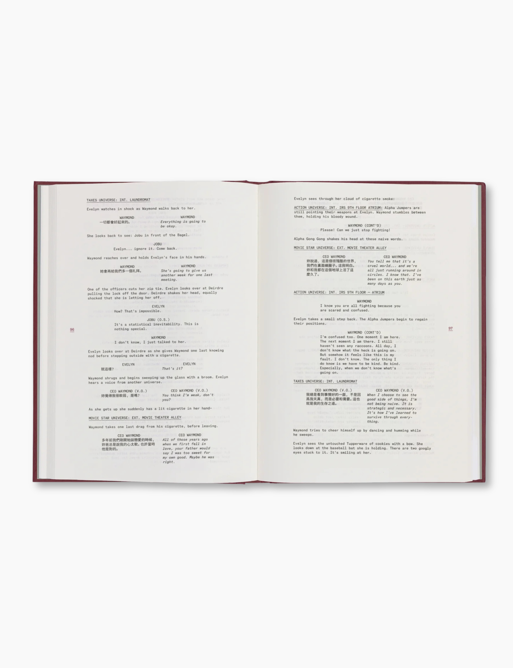 Everything Everywhere All at Once Screenplay Book