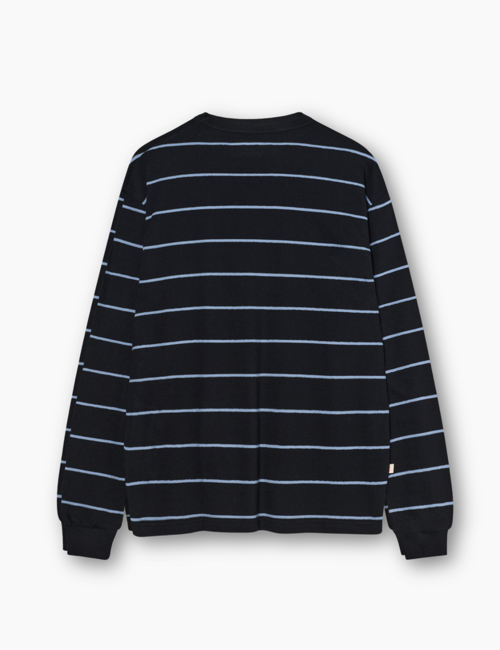 Feijó Longsleeve T-Shirt - Black / Blue Stripes