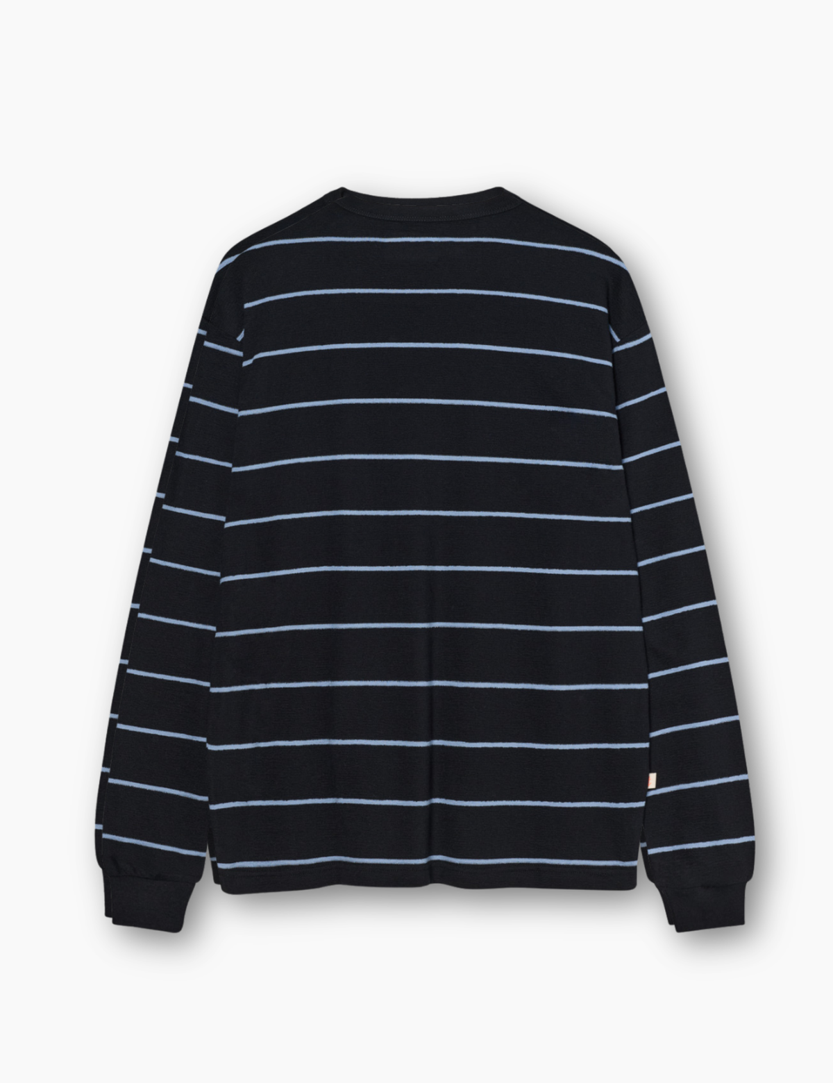 Feijó Longsleeve T-Shirt - Black / Blue Stripes