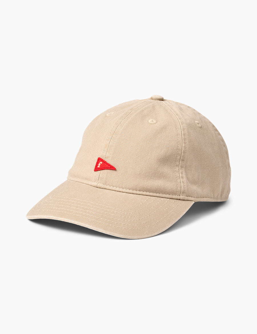 Flag Washed Cap - Khaki