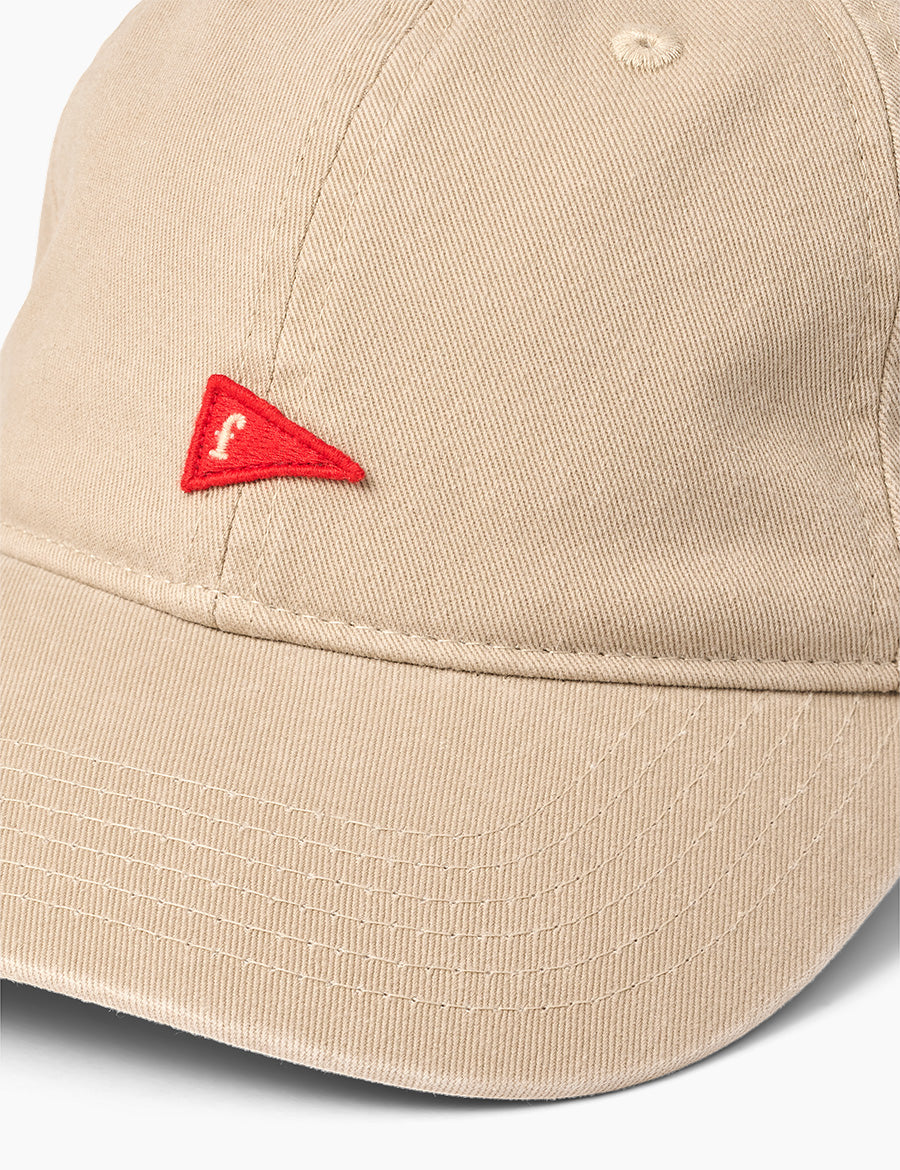 Flag Washed Cap - Khaki