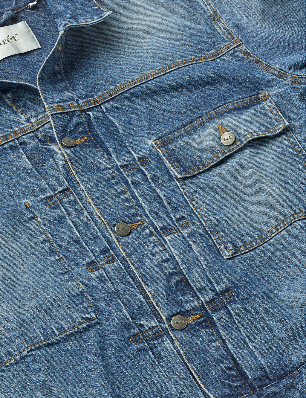Hazy Denim Jacket - Mid Blue