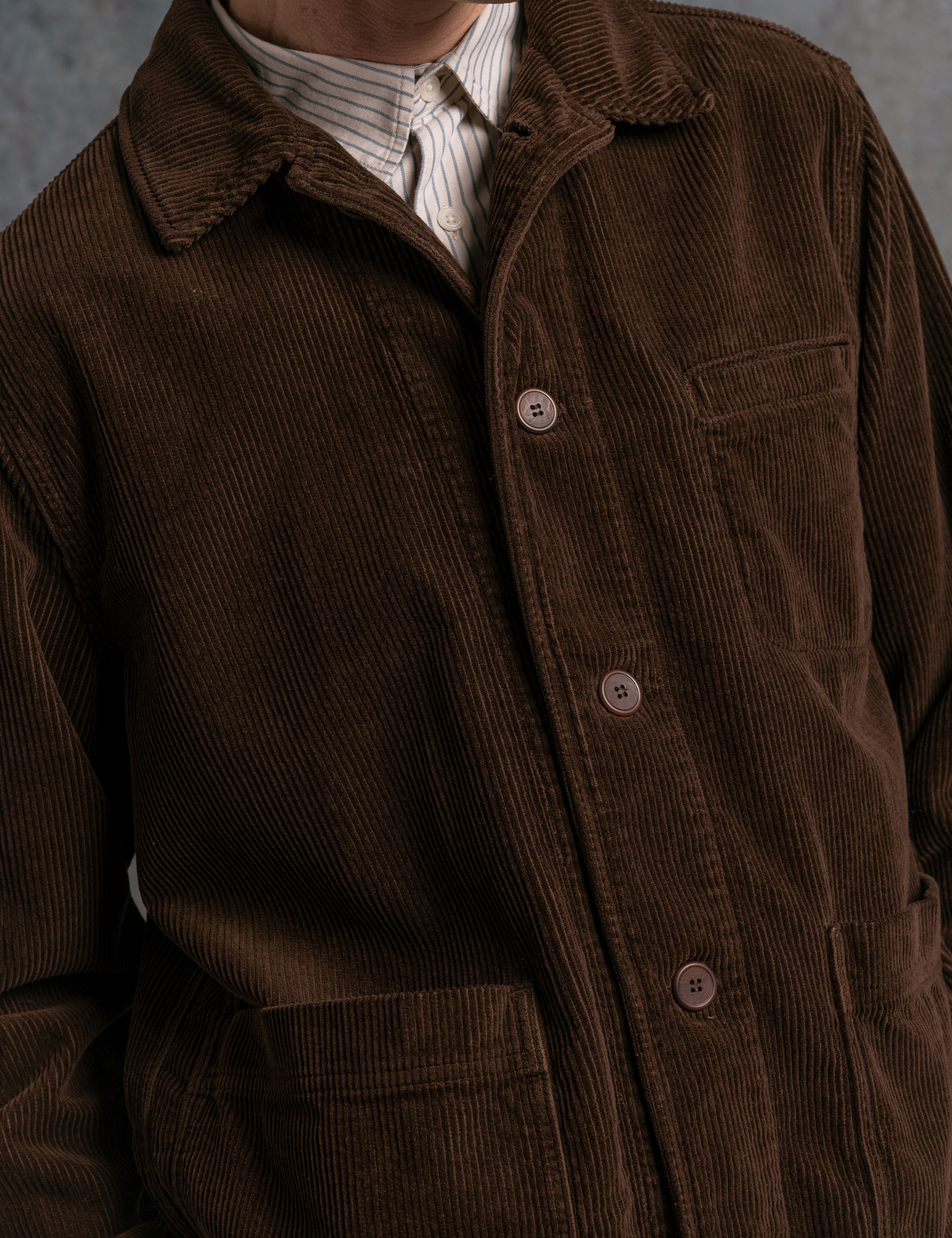 Huntly Corduroy Jacket - Peat
