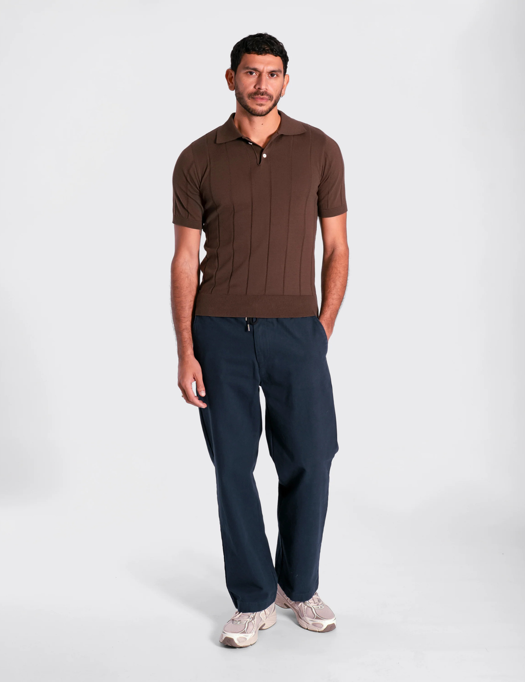 Jacobs Knit Polo - Brown