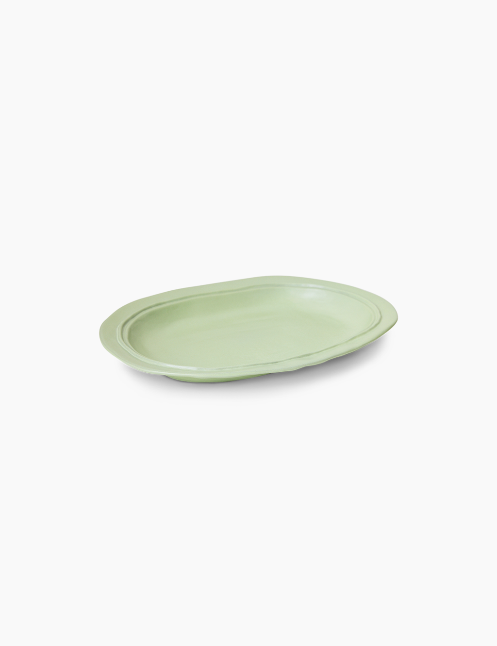 New Classics: Large Ceramic Tray - Mint