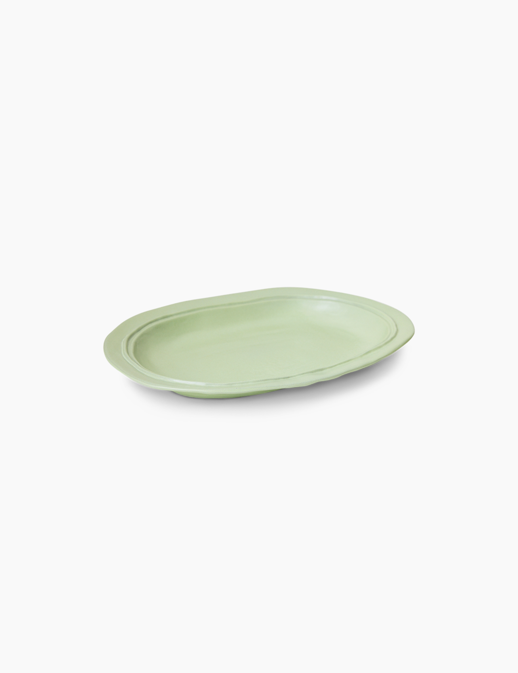 New Classics: Large Ceramic Tray - Mint