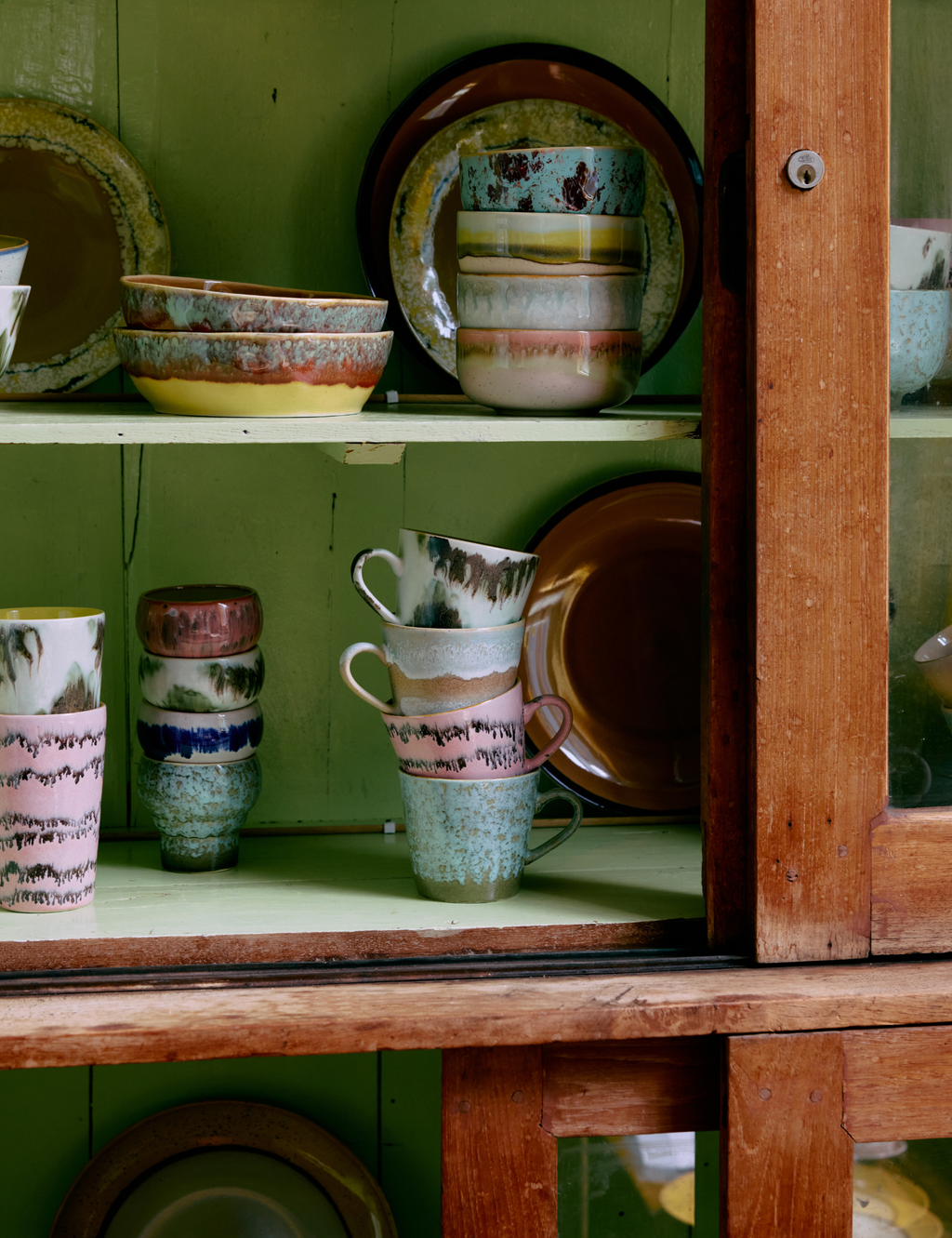 70s Ceramics: Cappuccino Mug - Tide