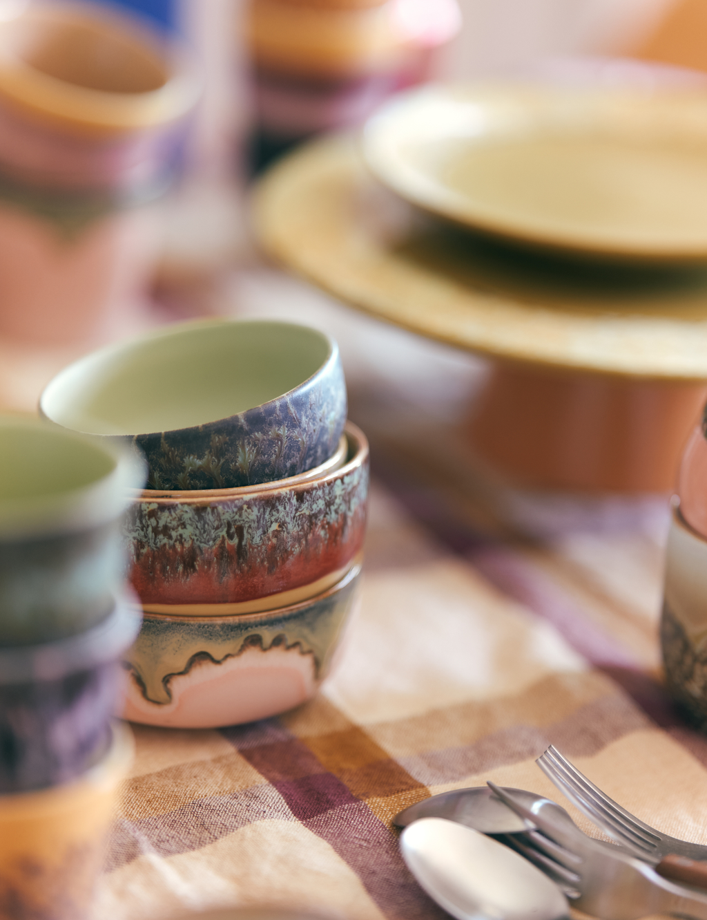 70s Ceramics: Tapas Bowl - Tidal