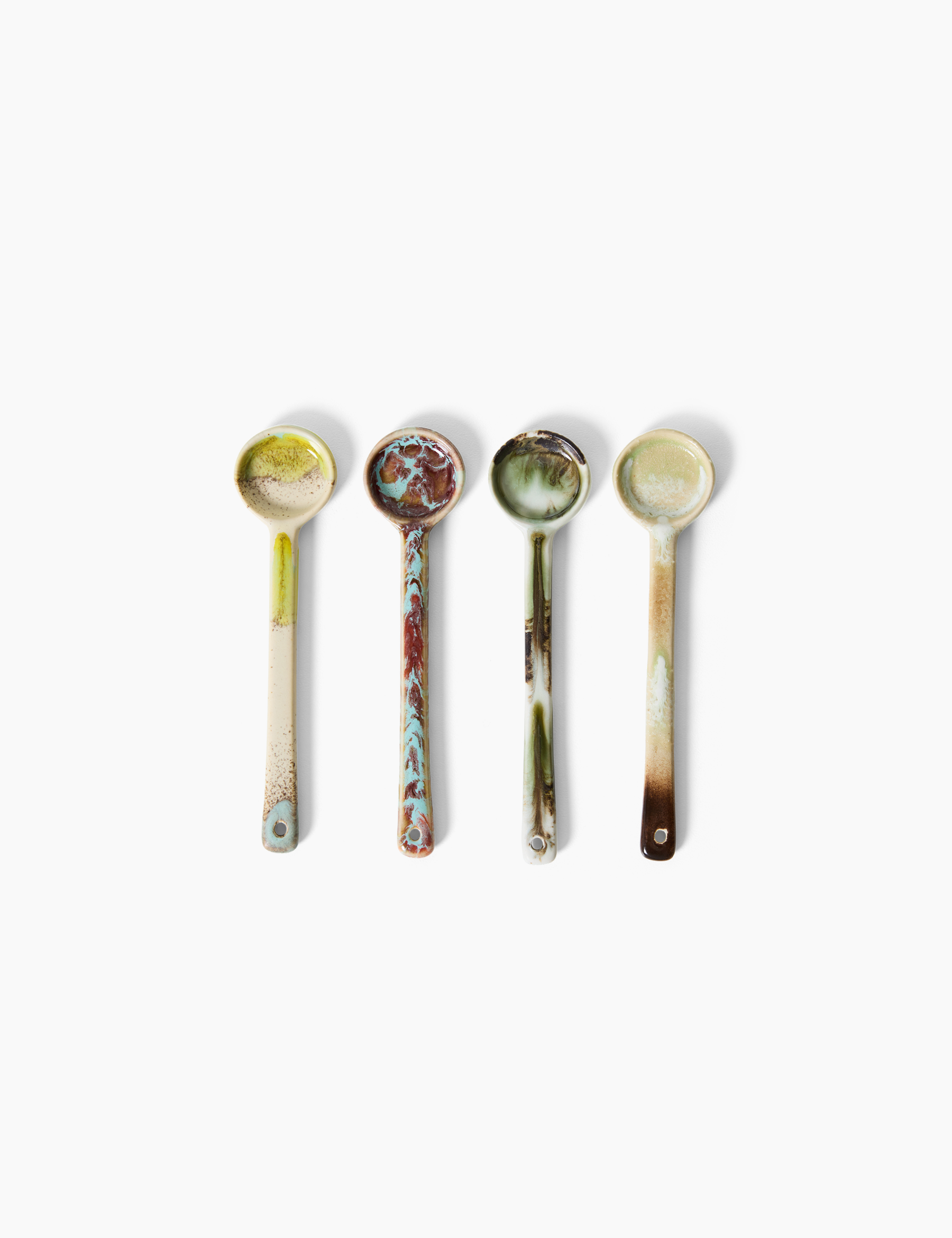 70s Ceramics: Spoons - Blend, Set of 4