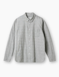 Ken Eco Brushed Shirt - Striped Green