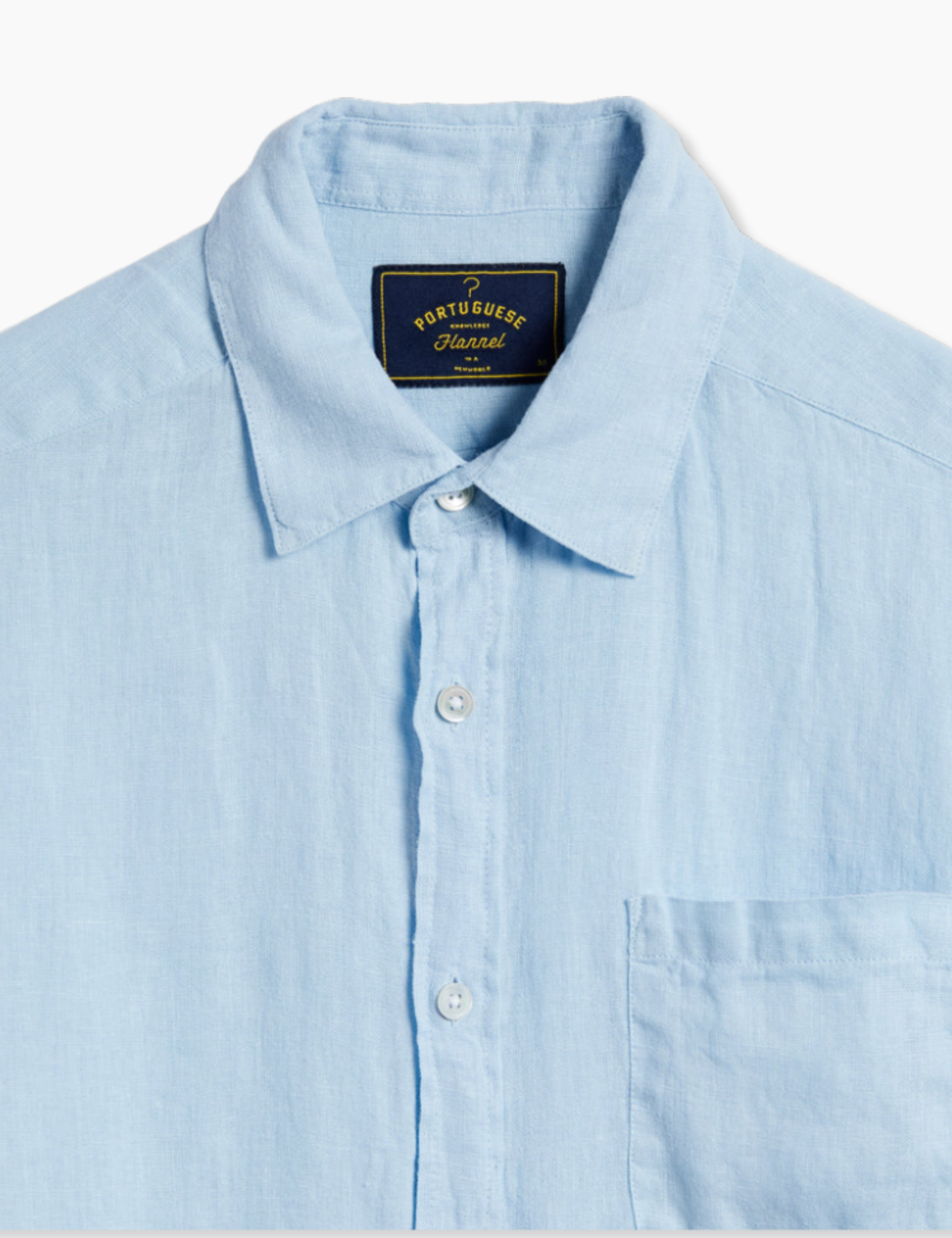 Linen Shirt - Sky