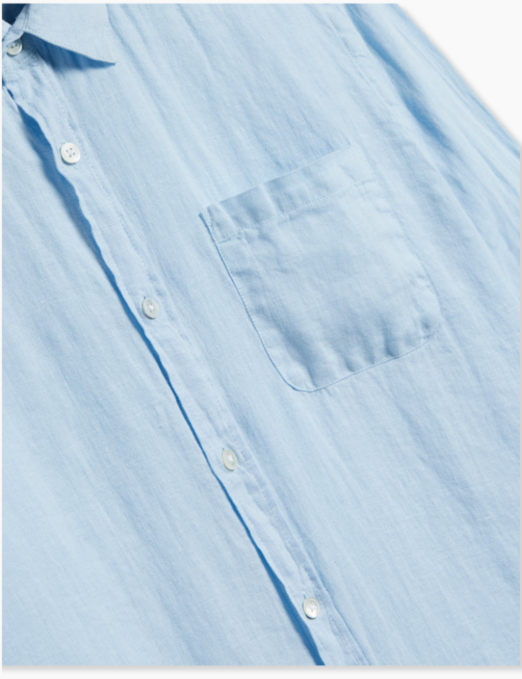 Linen Shirt - Sky