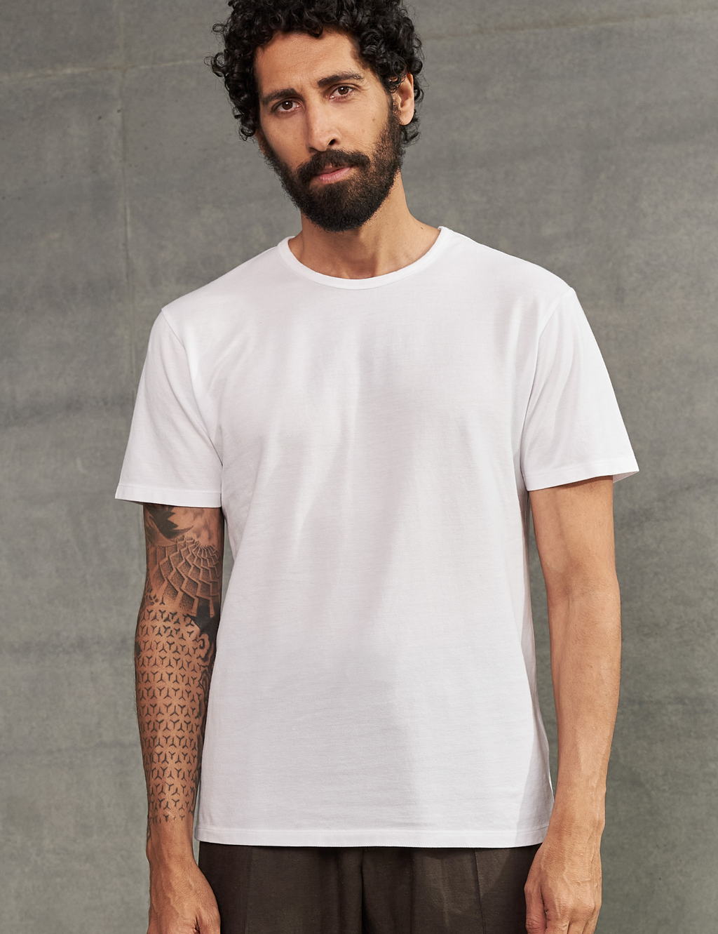 Liron Eco Pique T-Shirt - White